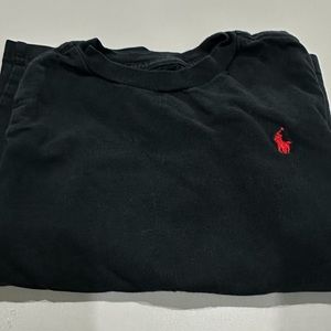 Boys Ralph Lauren Sleeve Black T-Shirt  Size 2/3T